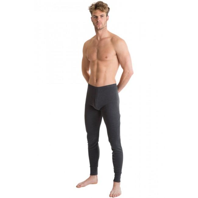 Mens Extra Warm British Made Thermal Underwear Long John charcoal Mens Extra Warm British Made Thermal Underwear Long John charcoal