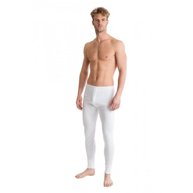 Mens Extra Warm British Made Thermal Underwear Long John white Mens Extra Warm British Made Thermal Underwear Long John white