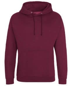 AWDis College Hoodie burgundy smoke
