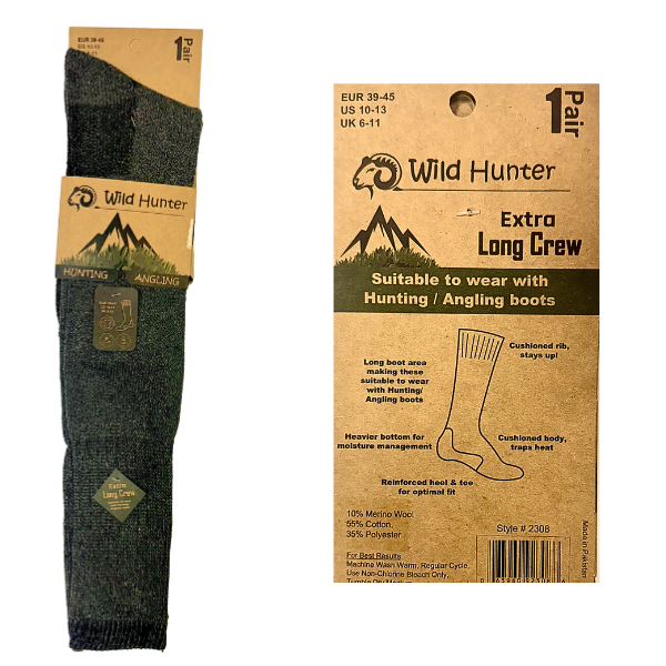 Extra Long Angling Socks with Merino Wool Extra Long Angling Socks with Merino Wool