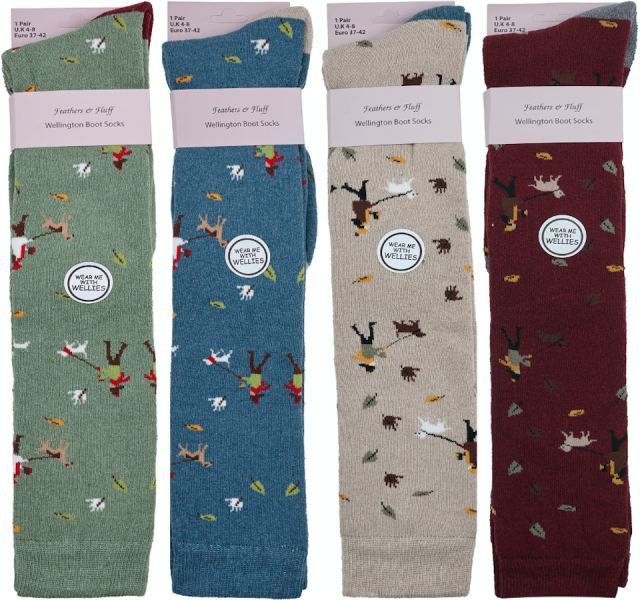 Ladies Knee High Equestrian Wellington Boot Socks garden bugs Ladies Knee High Equestrian Wellington Boot Socks garden bugs