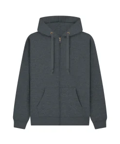 Cottonridge Cassini Premium zip hoodie W88 - black melange