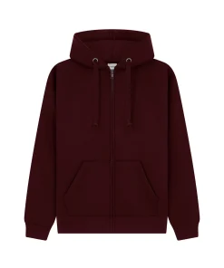 Cottonridge Cassini Premium zip hoodie W88 - burgundy