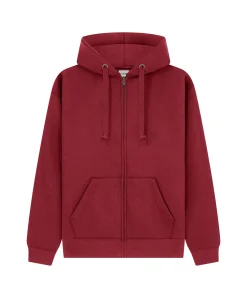 Cottonridge Cassini Premium zip hoodie W88 - pepper red