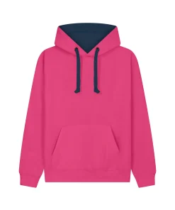 Cottonridge Eclipse premium Contrast Hoodie W73 fuchsia navy