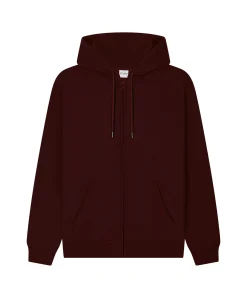Cottonridge Nebula Soft Touch Zip Hoodie CR04 burgundy
