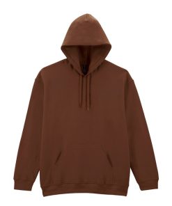 Softstyle™ midweight fleece adult hoodie cocoa