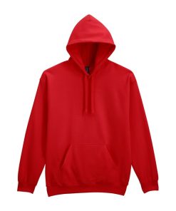 Gildan Softstyle Midweight Fleece Adult hoodie red