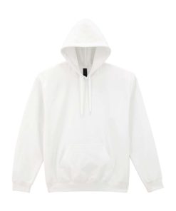 Gildan Softstyle Midweight Fleece Adult hoodie white